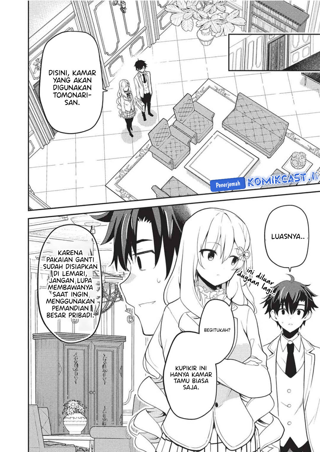 Saijo no Osewa ~Takane no Hana Darakena Meimon Kou de, Gakuin Ichi no Ojou-sama (Seikatsu Noryoku Kaimu) o Kagenagara Osewa suru Koto ni Narimashita~ Chapter 28 Gambar 24