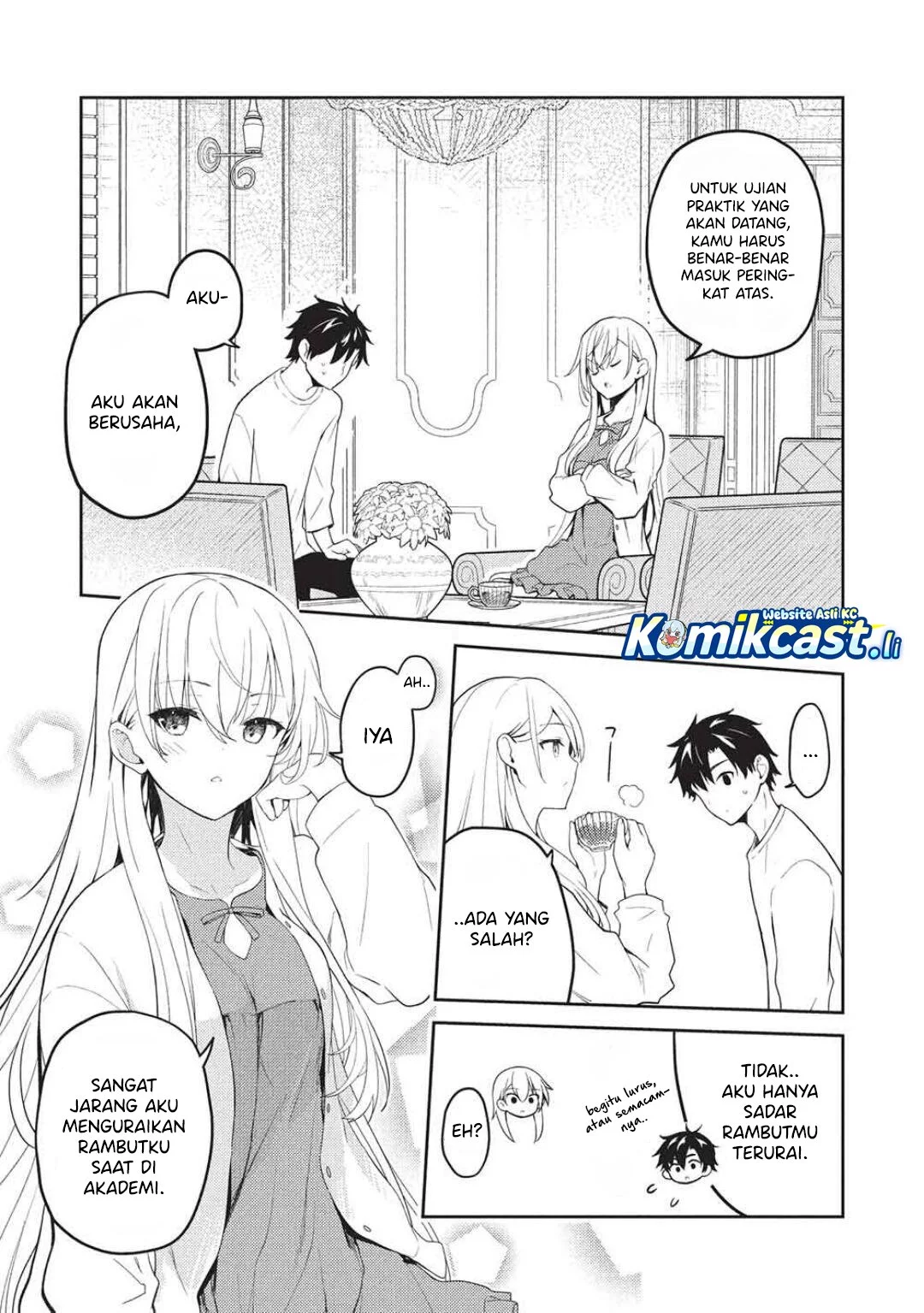 Saijo no Osewa ~Takane no Hana Darakena Meimon Kou de, Gakuin Ichi no Ojou-sama (Seikatsu Noryoku Kaimu) o Kagenagara Osewa suru Koto ni Narimashita~ Chapter 29 Gambar 15