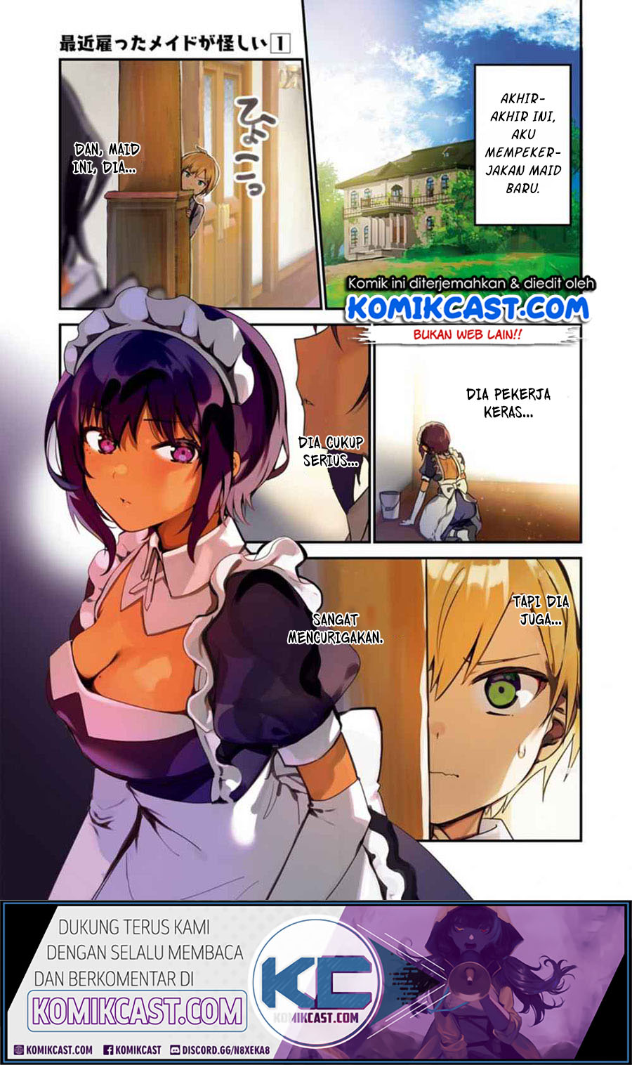 Saikin Yatotta Maid ga Ayashii (My Recently Hired Maid Is Mysterious) (Serialization) Chapter 1 Gambar 4