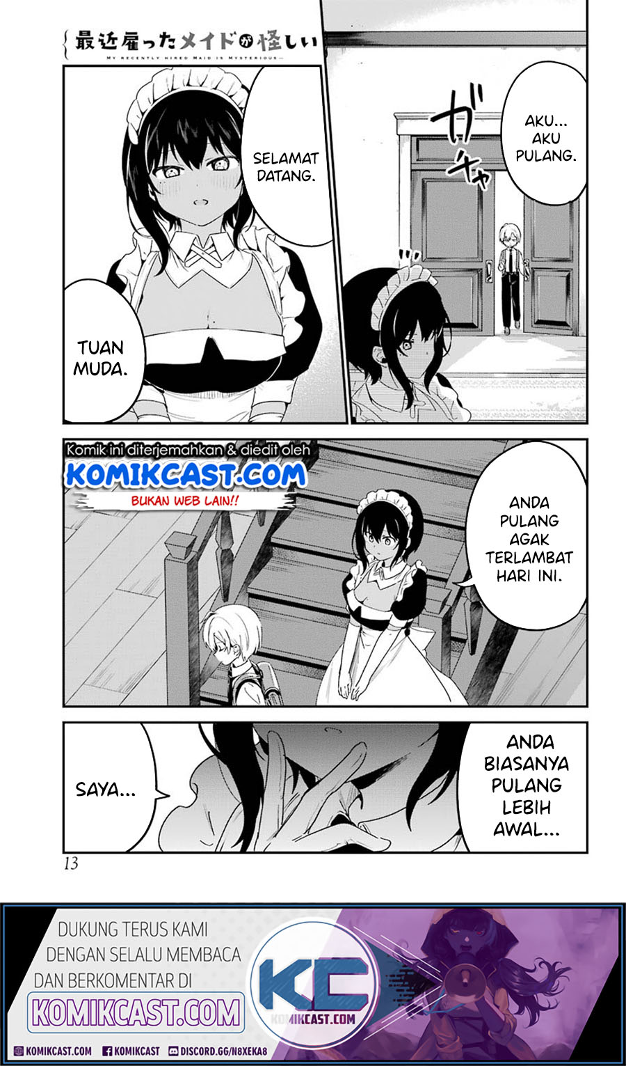 Saikin Yatotta Maid ga Ayashii (My Recently Hired Maid Is Mysterious) (Serialization) Chapter 14 Gambar 7