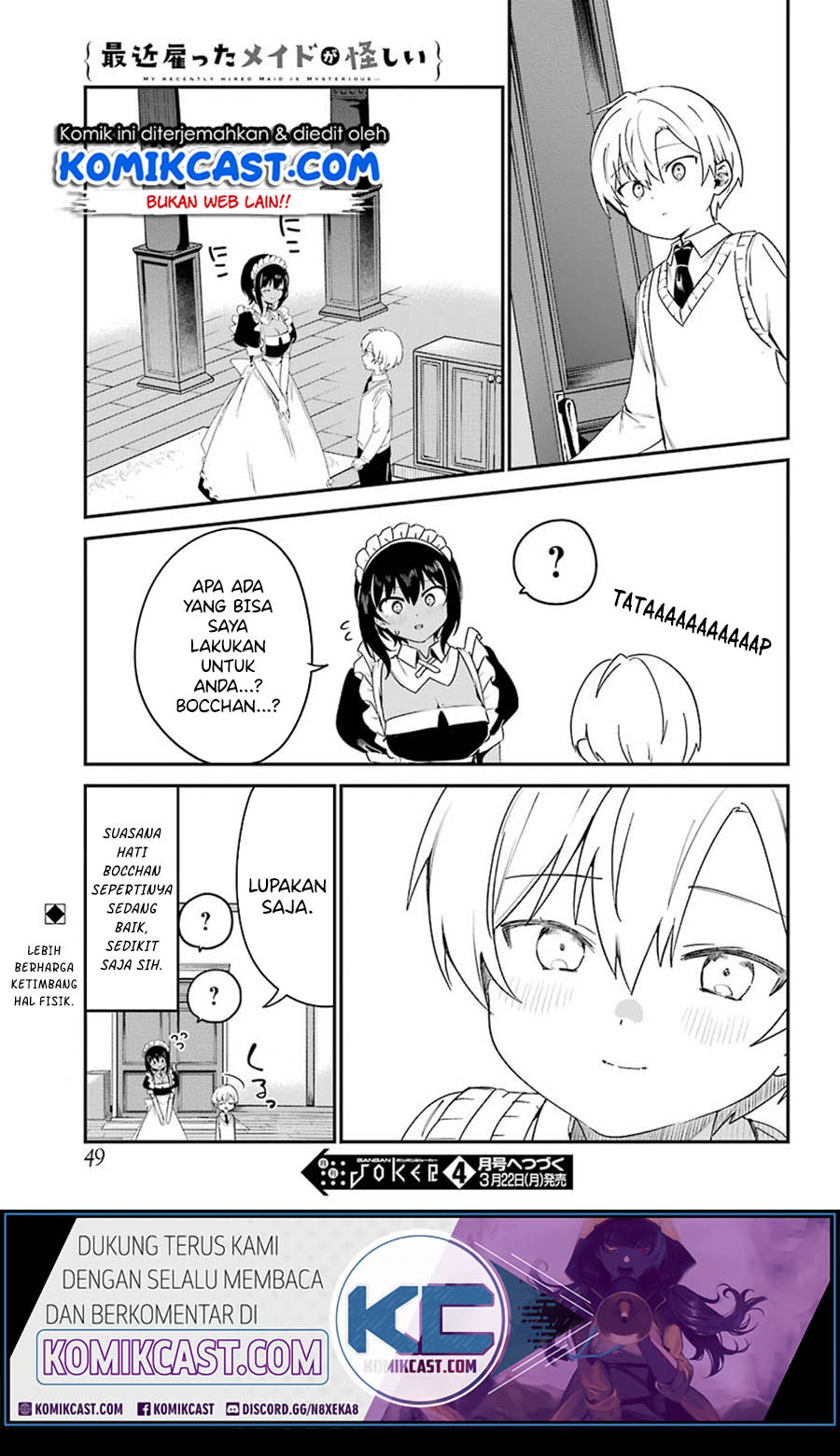 Saikin Yatotta Maid ga Ayashii (My Recently Hired Maid Is Mysterious) (Serialization) Chapter 15 Gambar 18