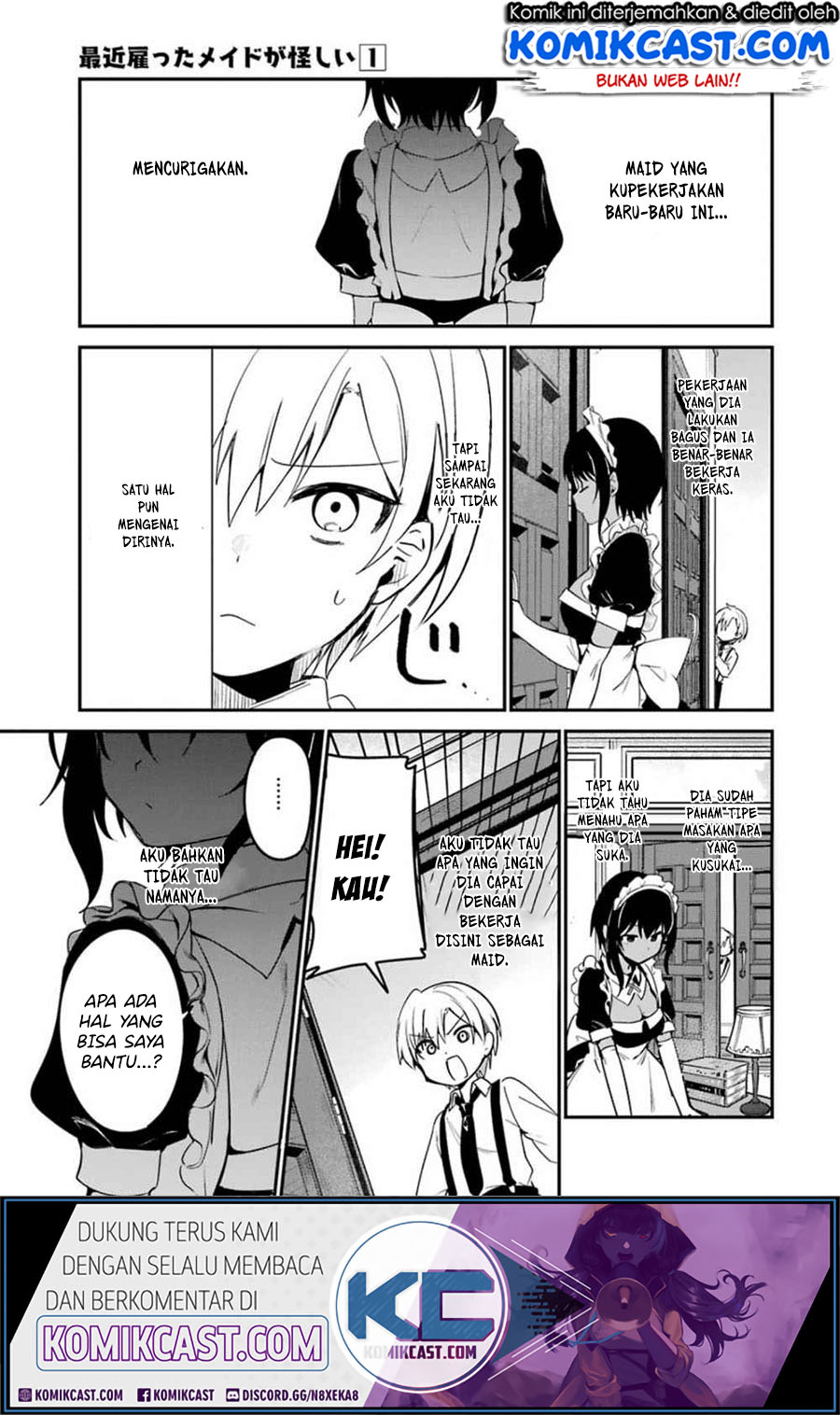 Baca Manga Saikin Yatotta Maid ga Ayashii (My Recently Hired Maid Is Mysterious) (Serialization) Chapter 2 Gambar 2