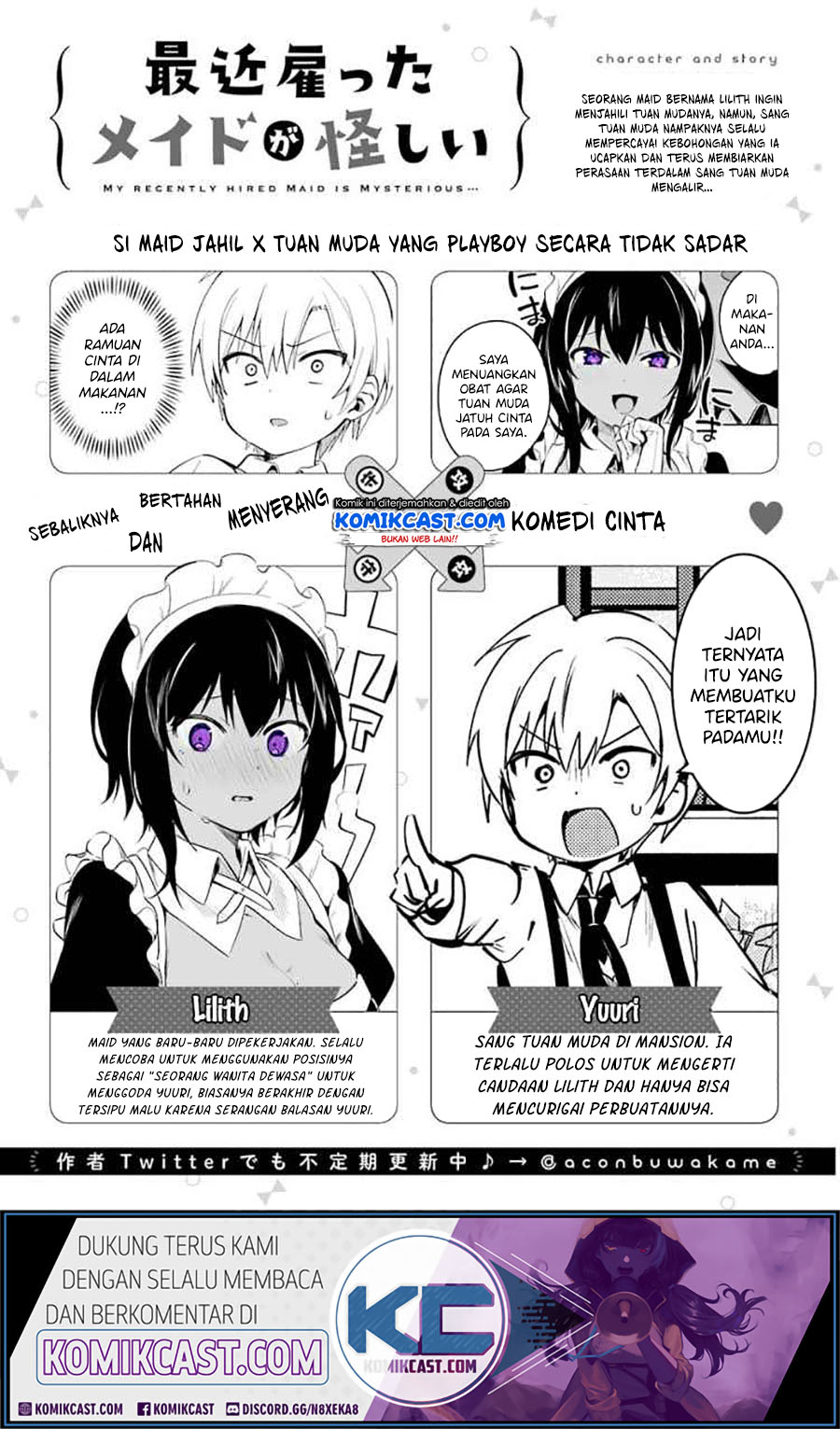 Baca Saikin Yatotta Maid ga Ayashii (My Recently Hired Maid Is Mysterious) (Serialization) Chapter 3 Gambar 2