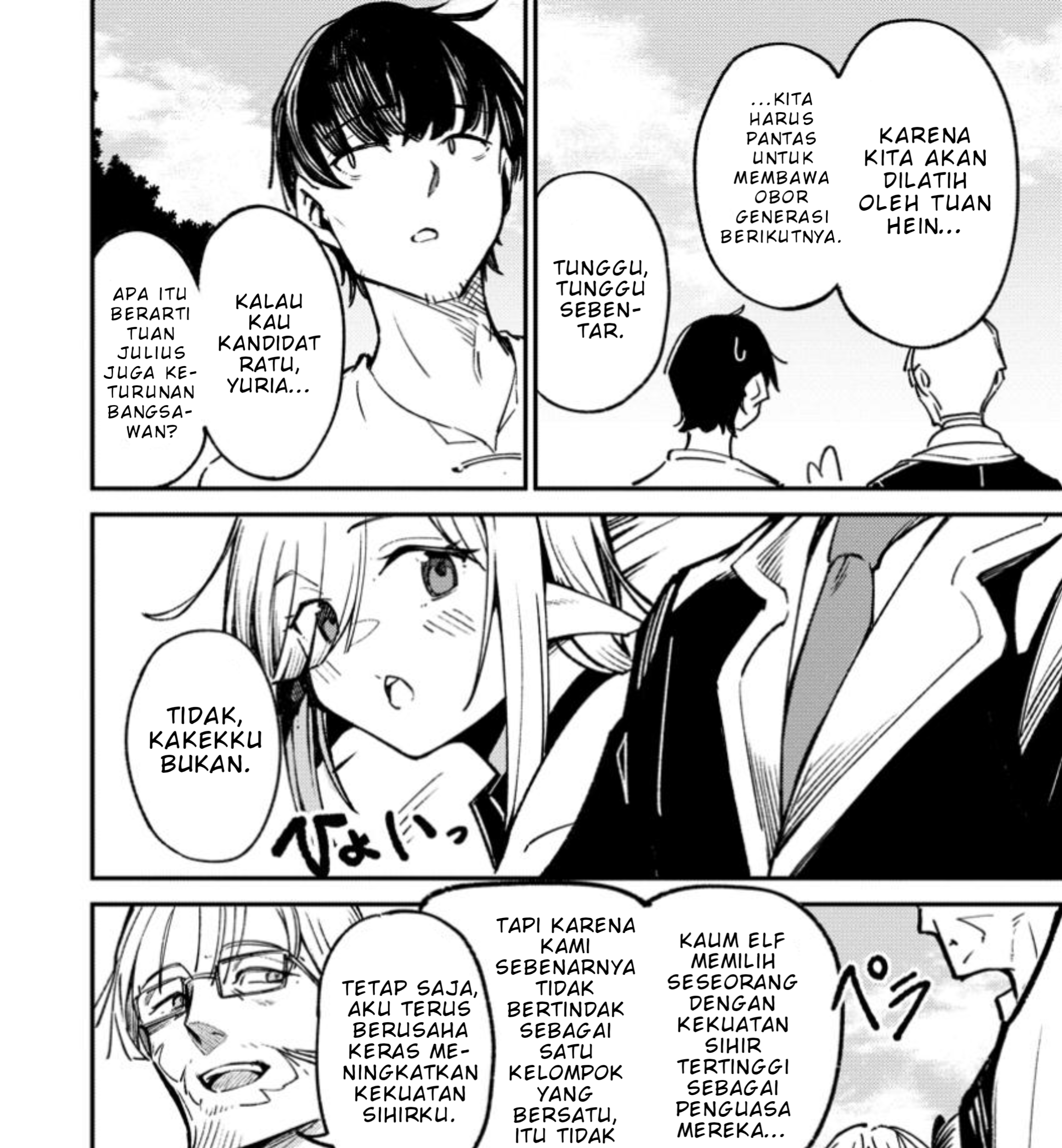 Saikyou Kyuutei Shinan-yaku no Ossan, Tsuihousareta Hekichi de Musou Suru ~Maboroshi to Natta Shuzoku no Bishoujo-tachi wo Sodatete Henkyou wo Kaitaku~ Chapter 3.2 Gambar 8