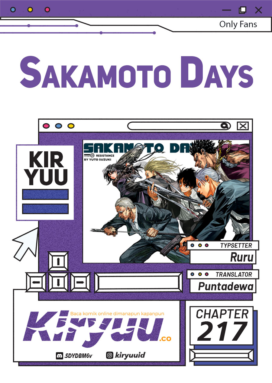 Baca Komik Sakamoto Days Chapter 217 Gambar 1