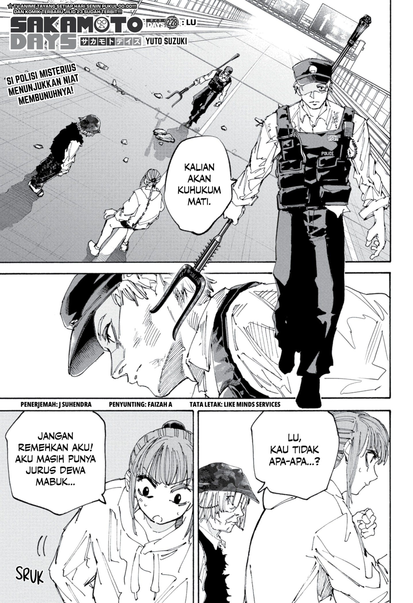 Baca Komik Sakamoto Days Chapter 228 Gambar 1