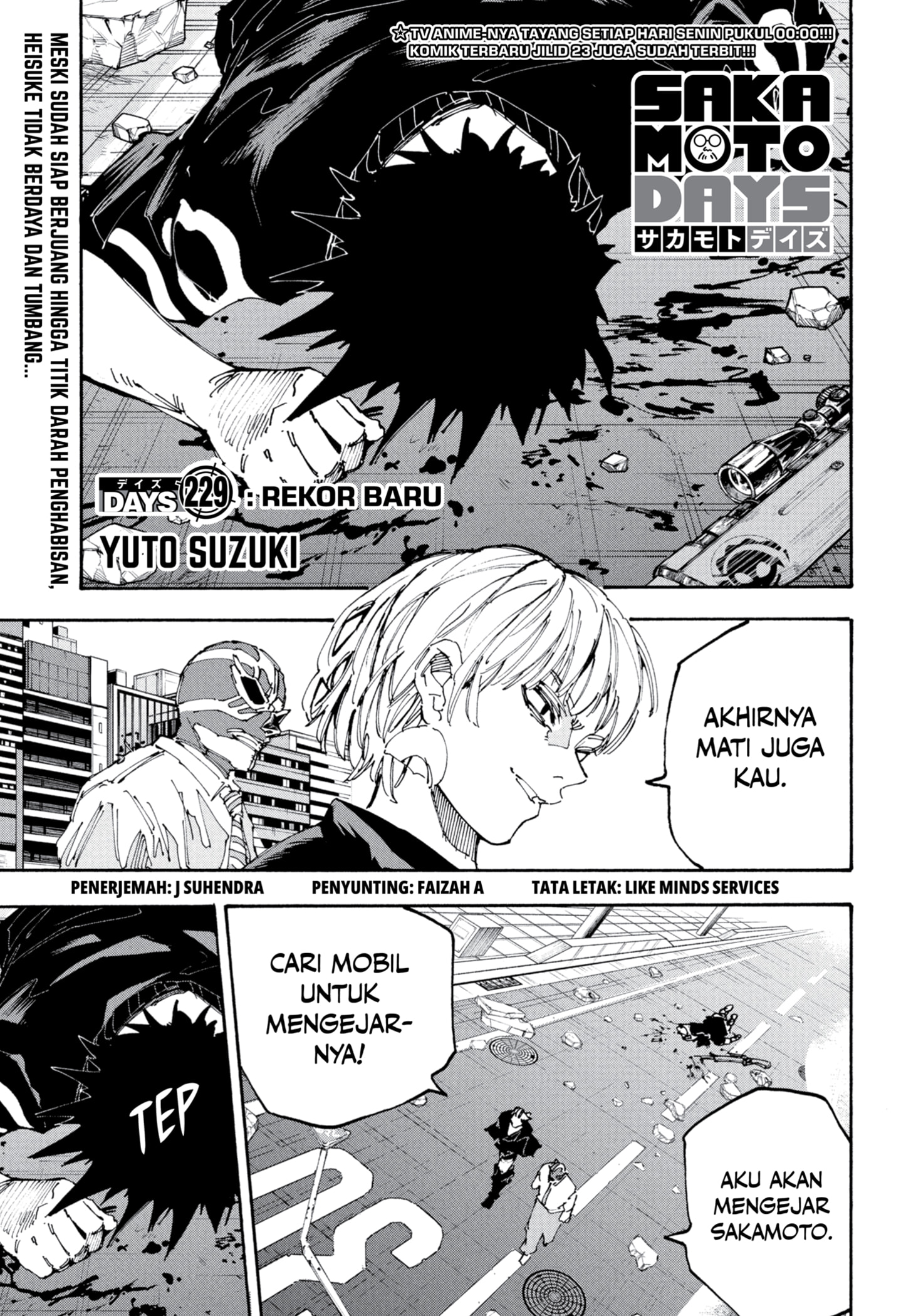 Baca Komik Sakamoto Days Chapter 229 Gambar 1