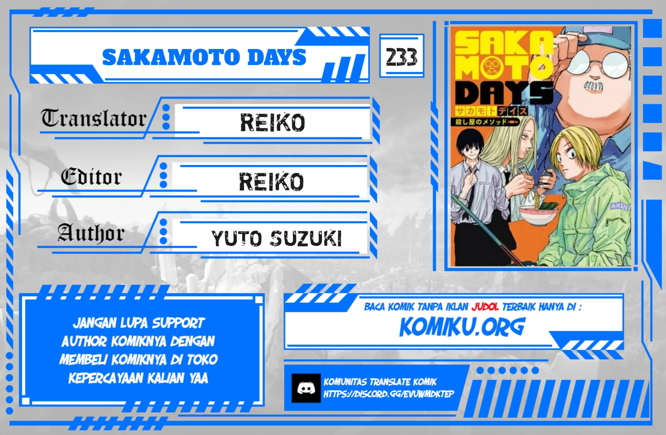 Baca Komik Sakamoto Days Chapter 233 Gambar 1
