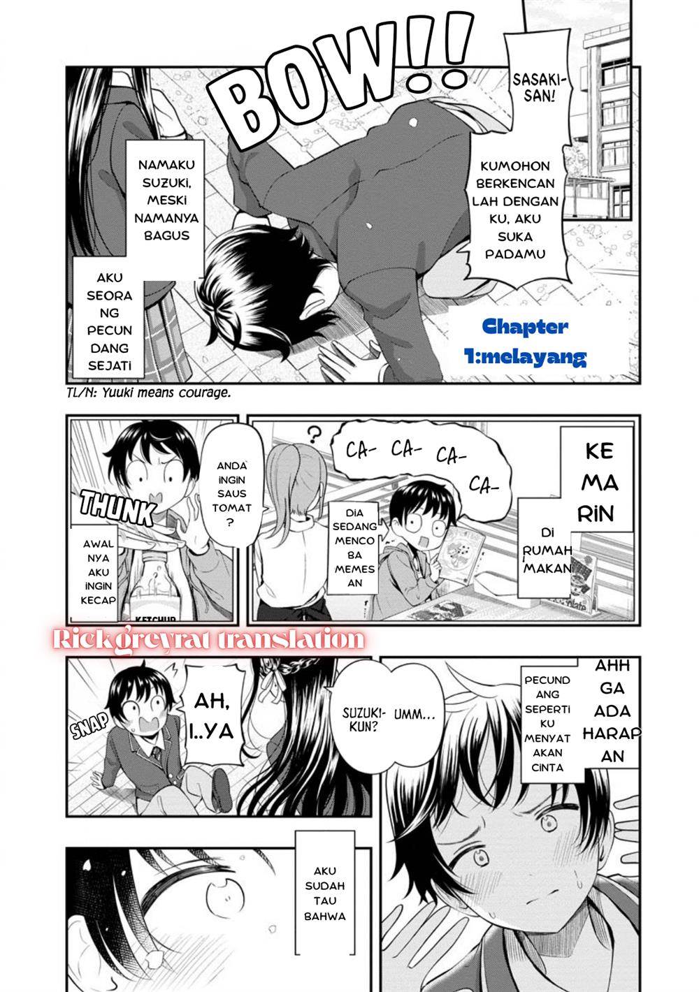 Baca Sasaki-san wa Chotto dake Sugoi. Chapter 1 Gambar 2