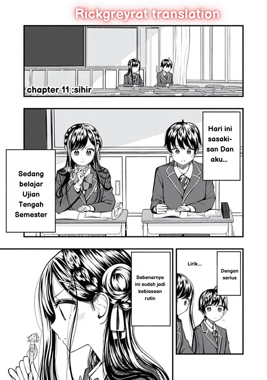 Baca Komik Sasaki-san wa Chotto dake Sugoi. Chapter 11 Gambar 1