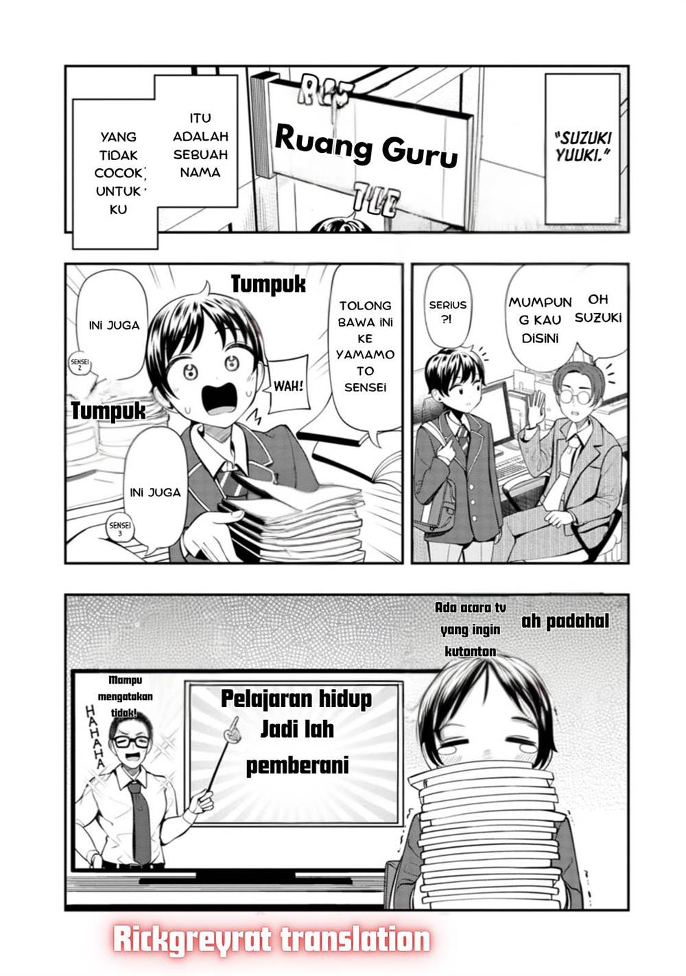Baca Komik Sasaki-san wa Chotto dake Sugoi. Chapter 3 Gambar 1