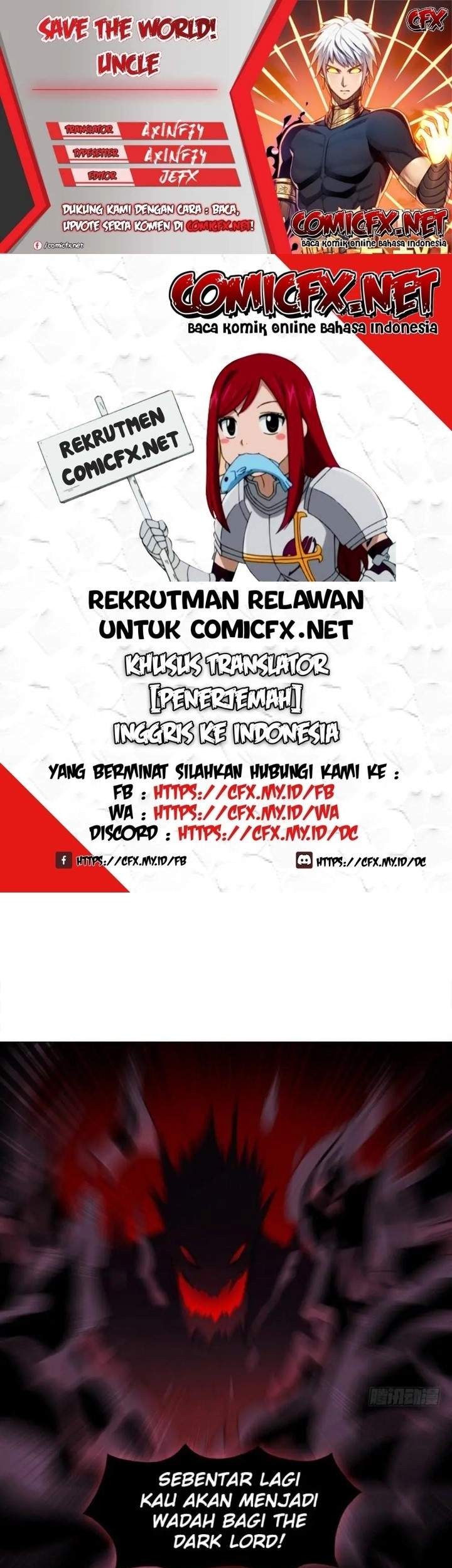 Baca Komik Save the world! UNCLE Chapter 22 Gambar 1