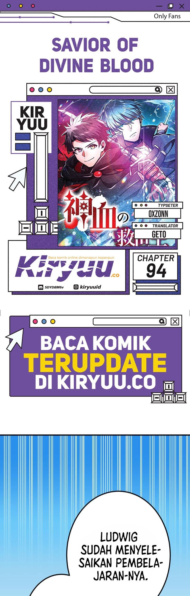Baca Komik Savior of Divine Blood ~Draw Out 0.00000001% to Become the Strongest~ Chapter 96 Gambar 1