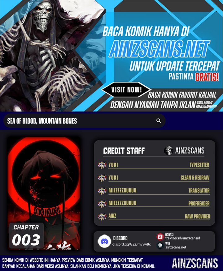 Baca Komik Sea of Blood Mountain of Bones Chapter 3 Gambar 1