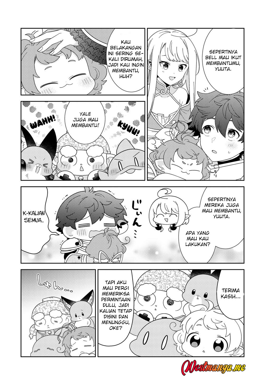 Seirei-tachi no Rakuen to Risou no Isekai Seikatsu Chapter 73 Gambar 10