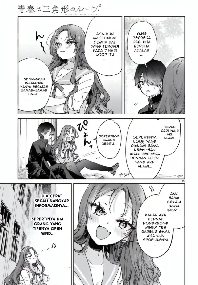 Seishun wa Sankakkei no Loop Chapter 8 Gambar 16