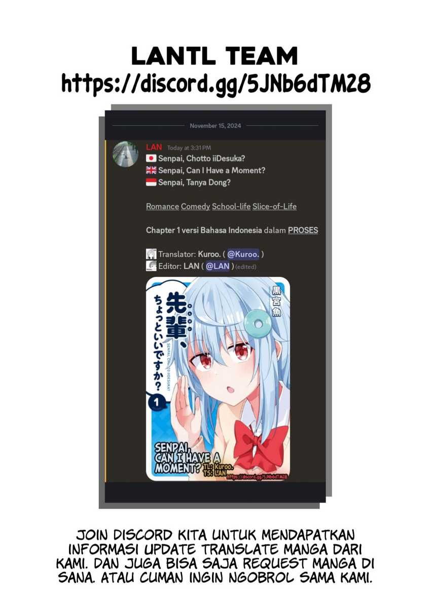 Senpai, Chotto ii Desu ka? Chapter 2 Gambar 27