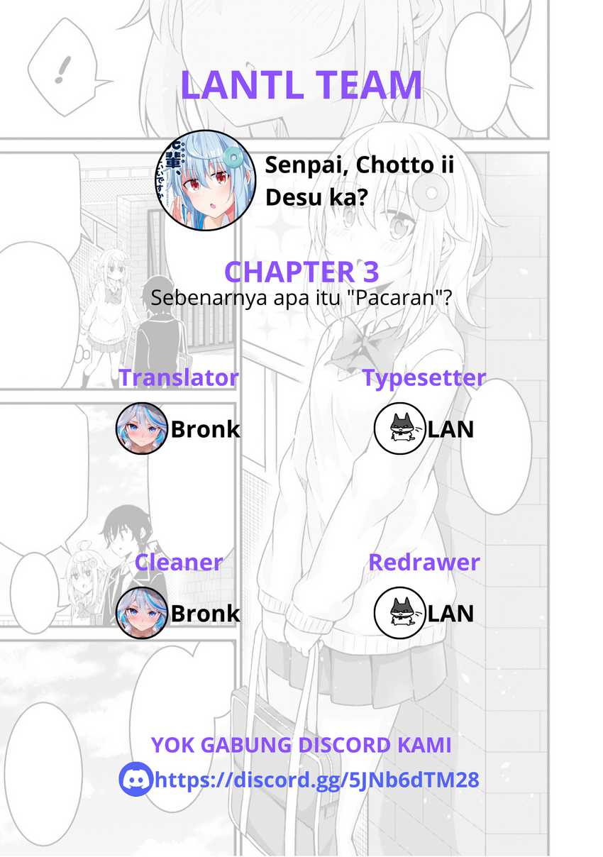 Baca Komik Senpai, Chotto ii Desu ka? Chapter 3 Gambar 1
