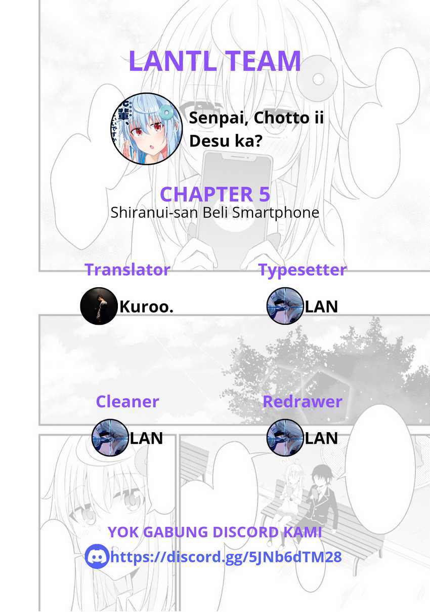 Baca Komik Senpai, Chotto ii Desu ka? Chapter 5 Gambar 1
