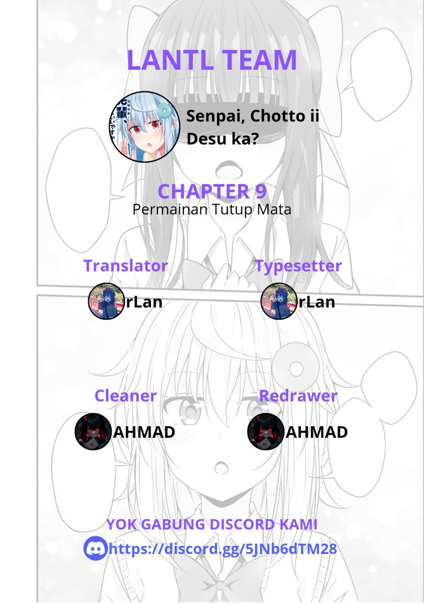 Baca Komik Senpai, Chotto ii Desu ka? Chapter 9 Gambar 1