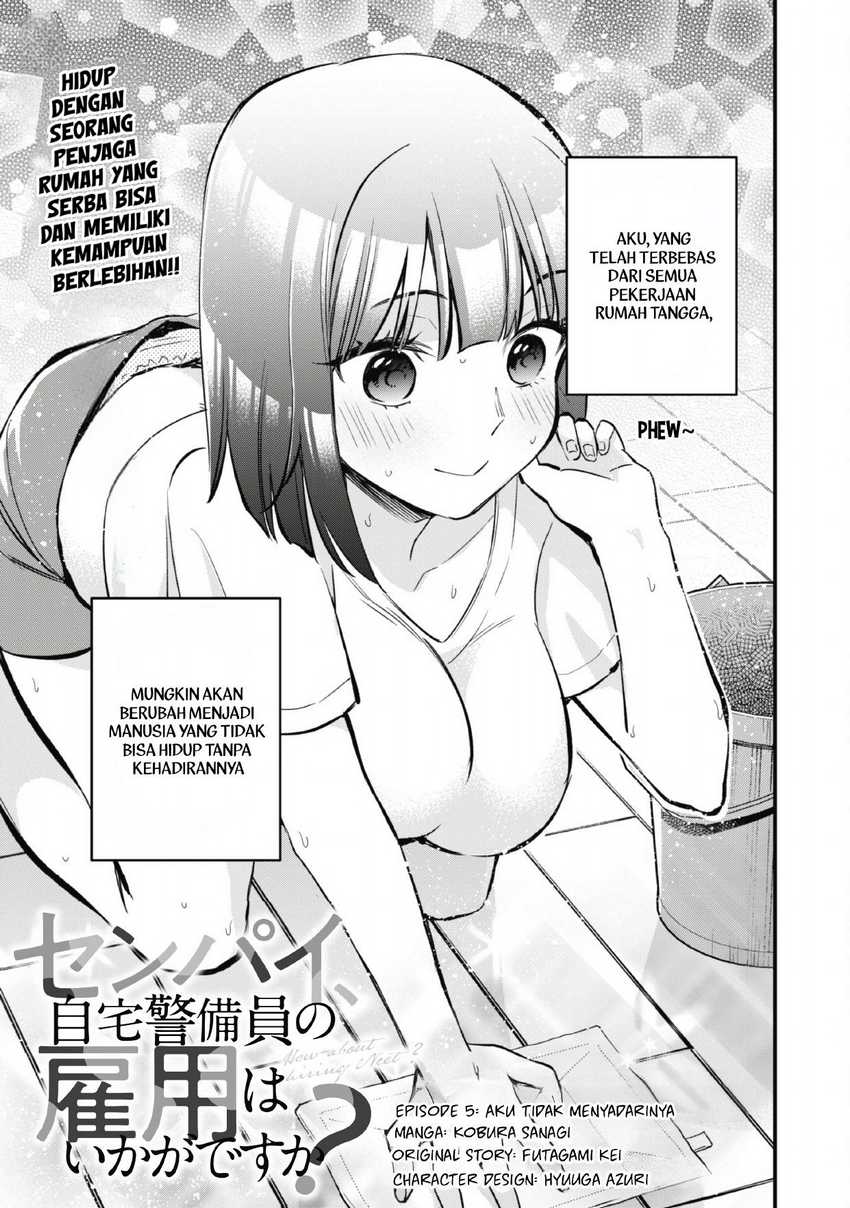Senpai, Jitaku Keibiin no Koyou wa Ikaga desu ka? Chapter 5 Gambar 6
