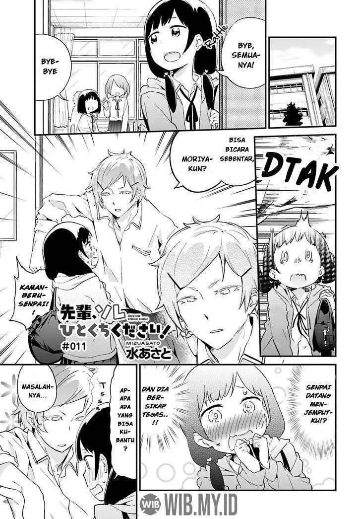 Baca  Senpai, Sore hitokuchi kudasai! Chapter 11 Gambar 2