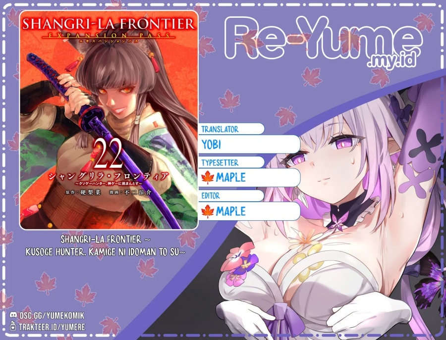 Baca Komik Shangri-La Frontier ~ Kusoge Hunter, Kamige ni Idoman to su~ Chapter 221 Gambar 1