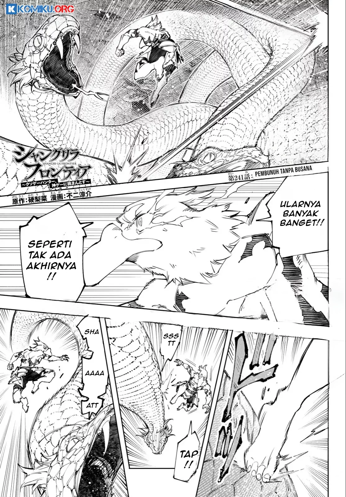 Baca  Shangri-La Frontier ~ Kusoge Hunter, Kamige ni Idoman to su~ Chapter 241 Gambar 2