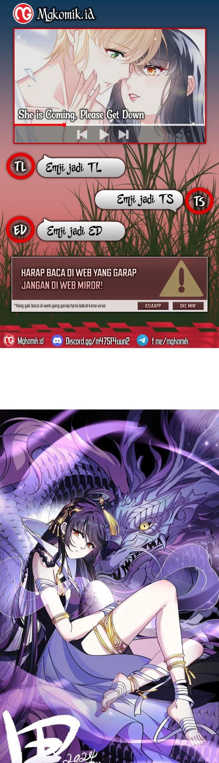 Baca Komik She Is Coming, Please Get Down! Chapter 340 Gambar 1