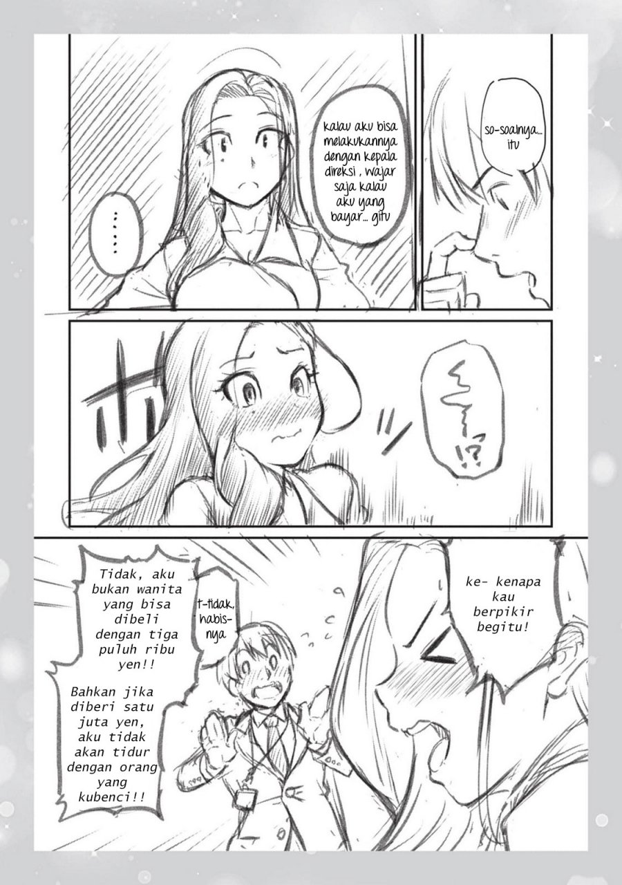 Shigoto Kaeri, Dokushin no Bijin Doushi ni Tanomarete Chapter 4.5 Gambar 4