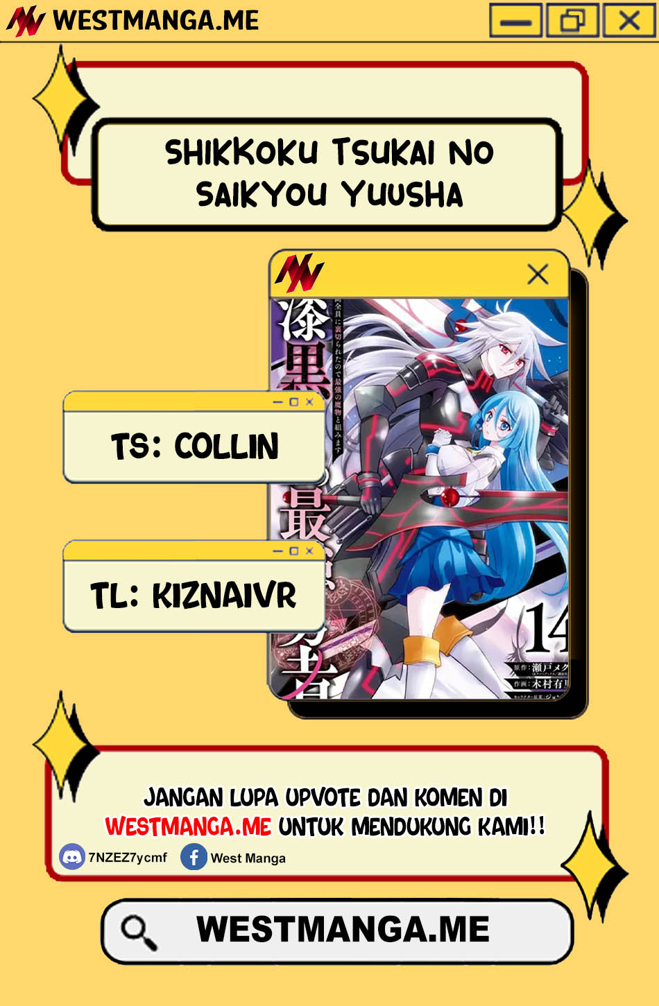 Shikkoku tsukai no saikyo yusha nakama zen’in ni uragira retanode saikyo no mamono Chapter 90 Gambar 4