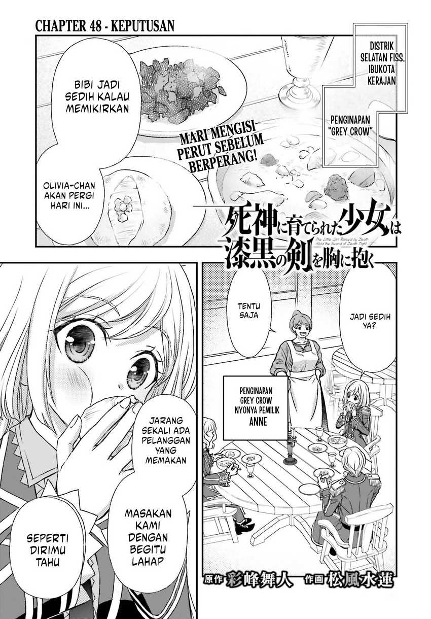 Baca  Shinigami ni Sodaterareta Shoujo wa Shikkoku no Tsurugi wo Mune ni Idaku Chapter 48 Gambar 2
