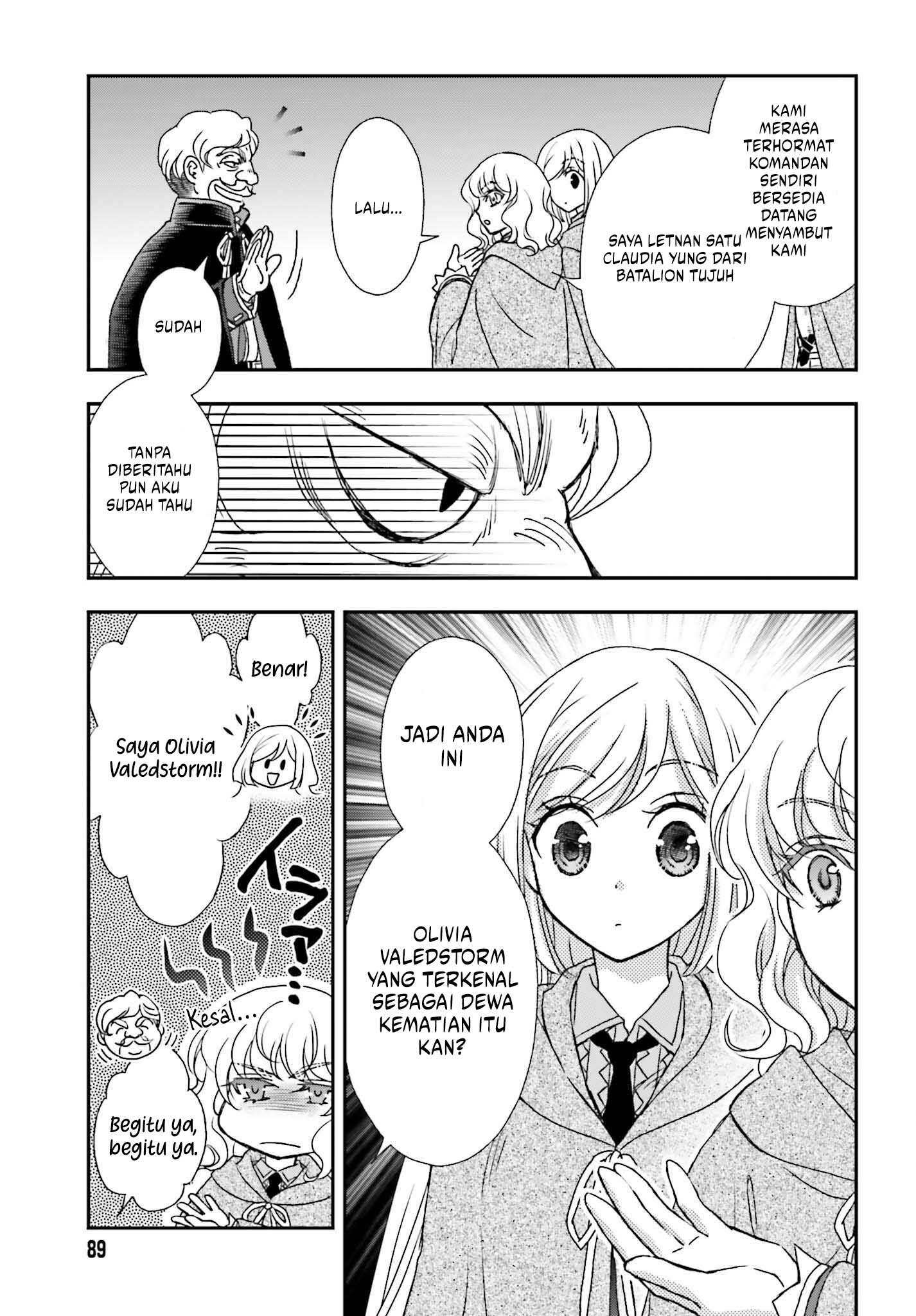 Shinigami ni Sodaterareta Shoujo wa Shikkoku no Tsurugi wo Mune ni Idaku Chapter 49 Gambar 13