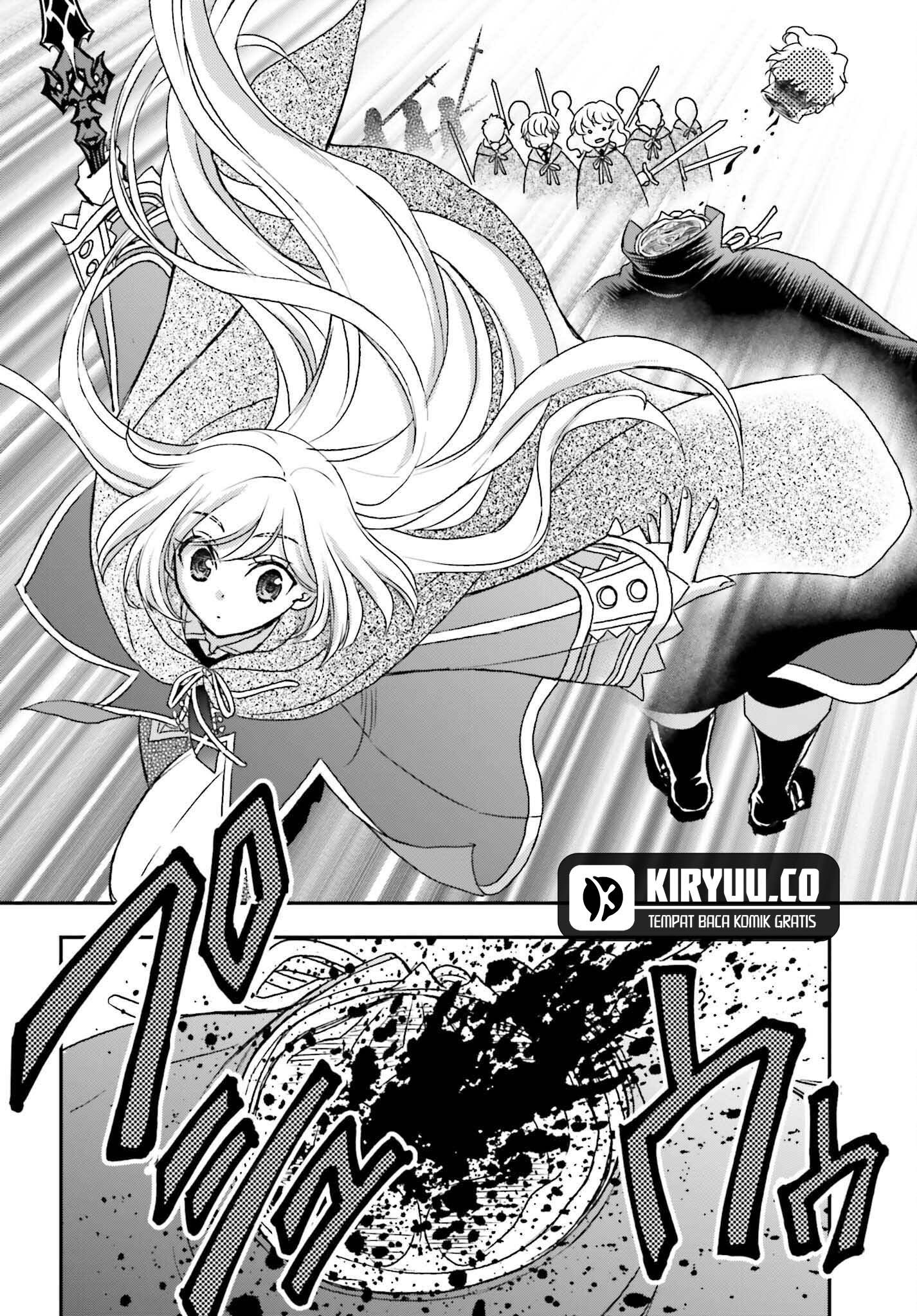 Shinigami ni Sodaterareta Shoujo wa Shikkoku no Tsurugi wo Mune ni Idaku Chapter 49 Gambar 24