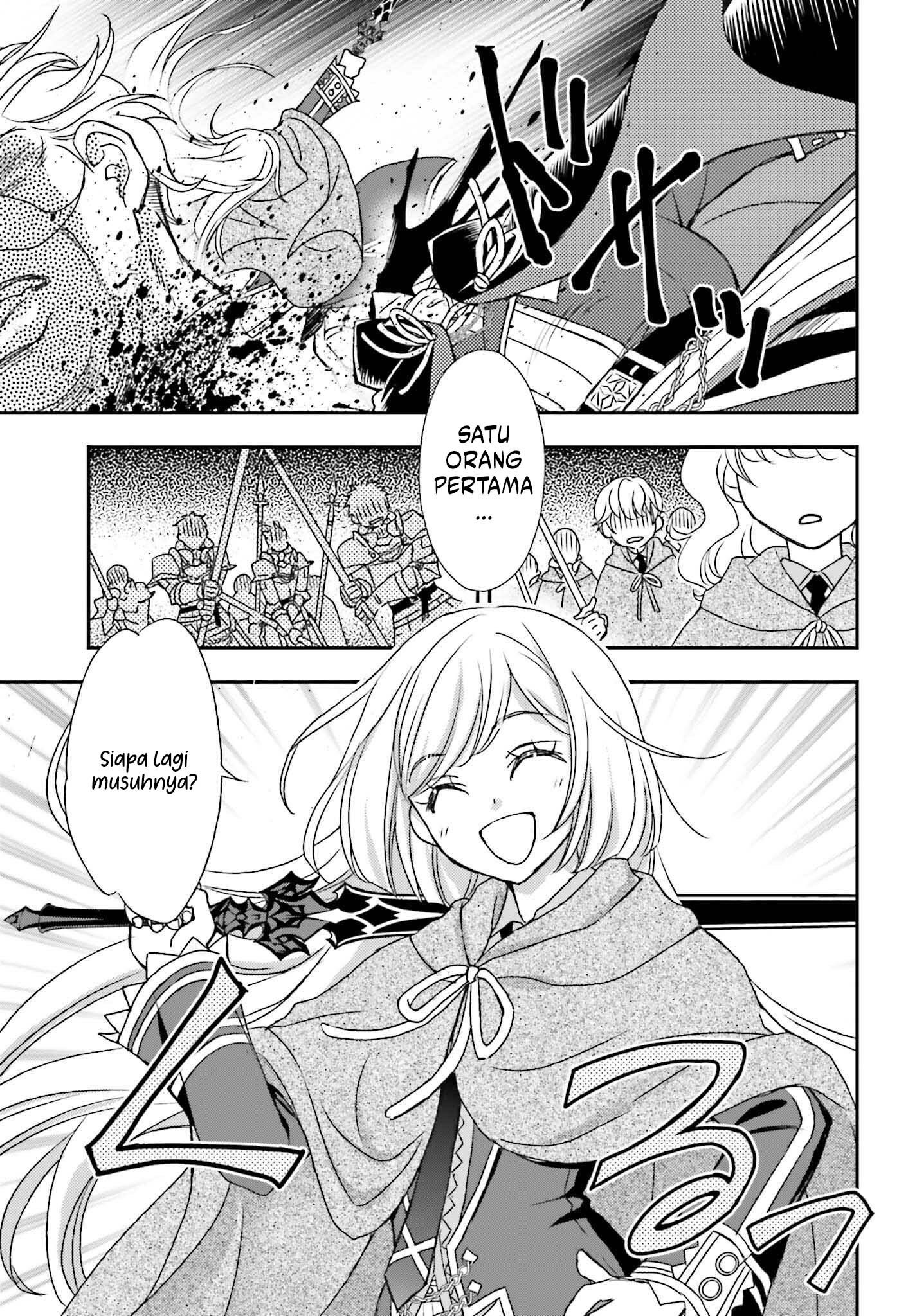 Shinigami ni Sodaterareta Shoujo wa Shikkoku no Tsurugi wo Mune ni Idaku Chapter 49 Gambar 25