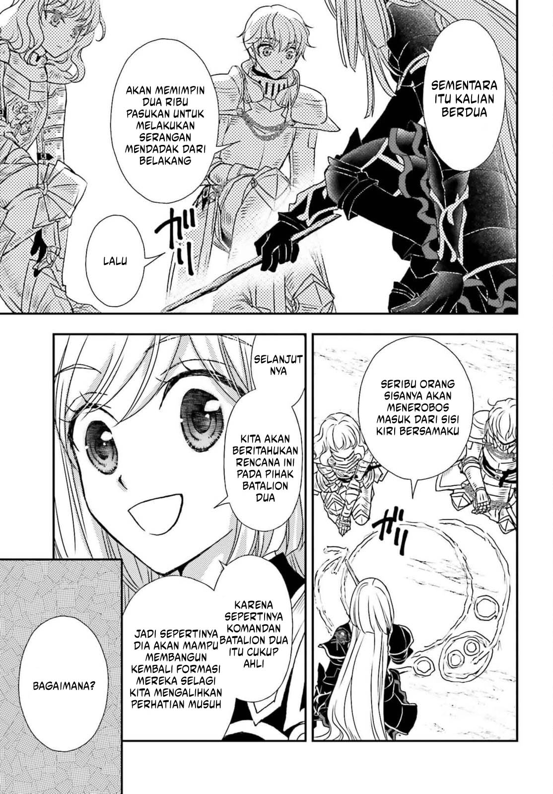 Shinigami ni Sodaterareta Shoujo wa Shikkoku no Tsurugi wo Mune ni Idaku Chapter 51 Gambar 18