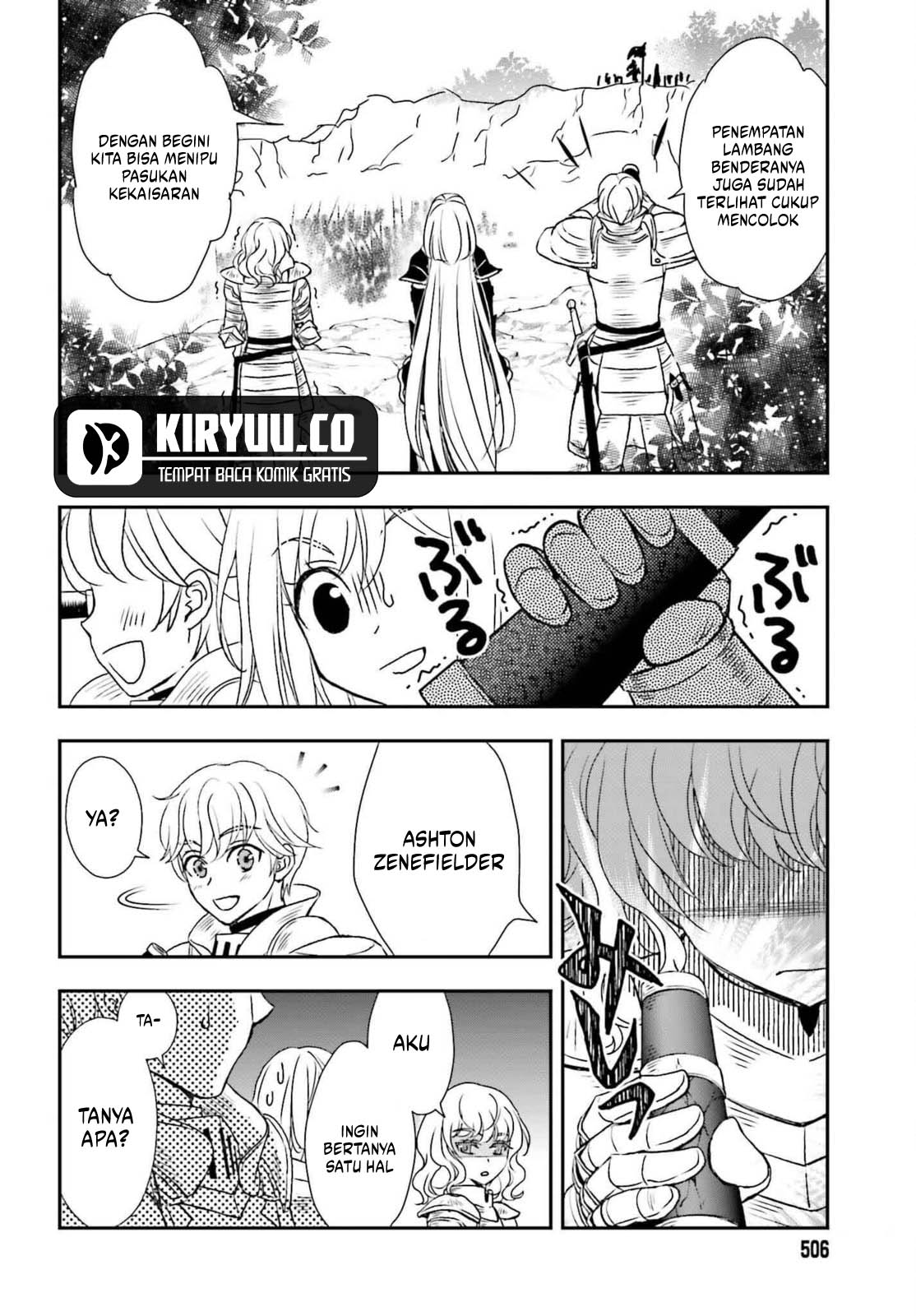 Shinigami ni Sodaterareta Shoujo wa Shikkoku no Tsurugi wo Mune ni Idaku Chapter 51 Gambar 3