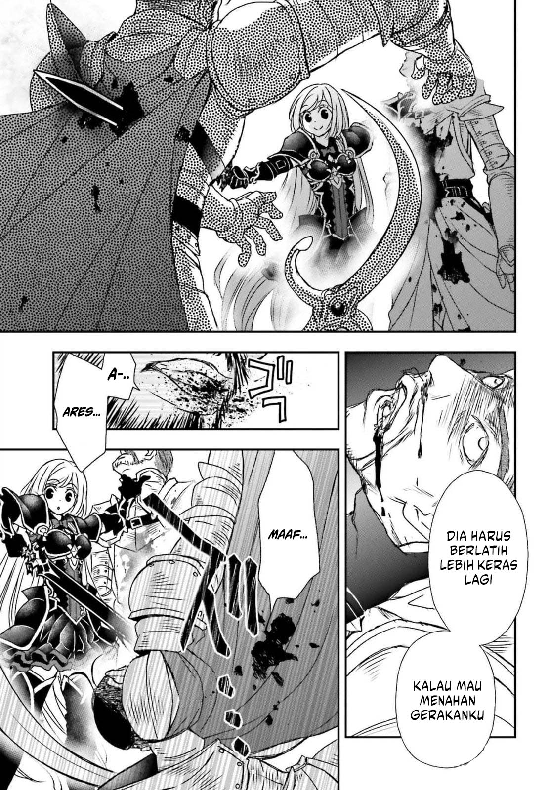 Shinigami ni Sodaterareta Shoujo wa Shikkoku no Tsurugi wo Mune ni Idaku Chapter 53.2 Gambar 9