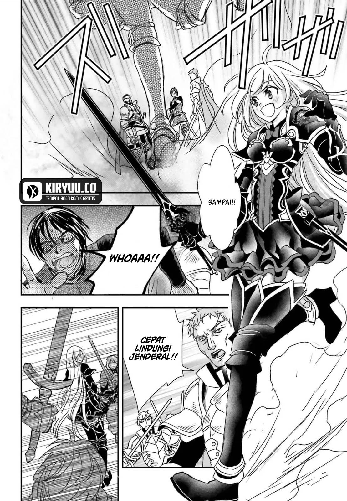 Shinigami ni Sodaterareta Shoujo wa Shikkoku no Tsurugi wo Mune ni Idaku Chapter 53 Gambar 14