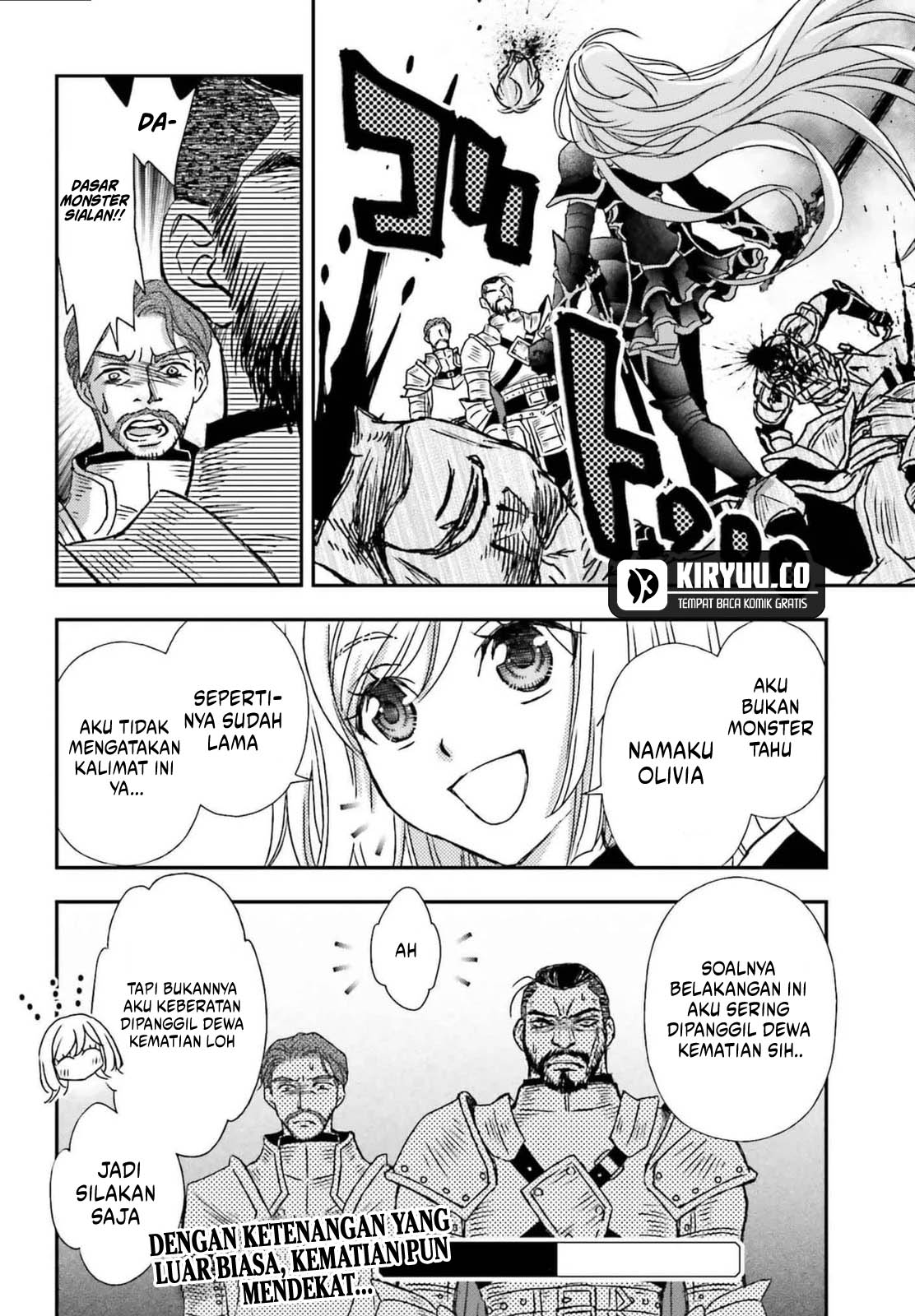 Shinigami ni Sodaterareta Shoujo wa Shikkoku no Tsurugi wo Mune ni Idaku Chapter 53 Gambar 16