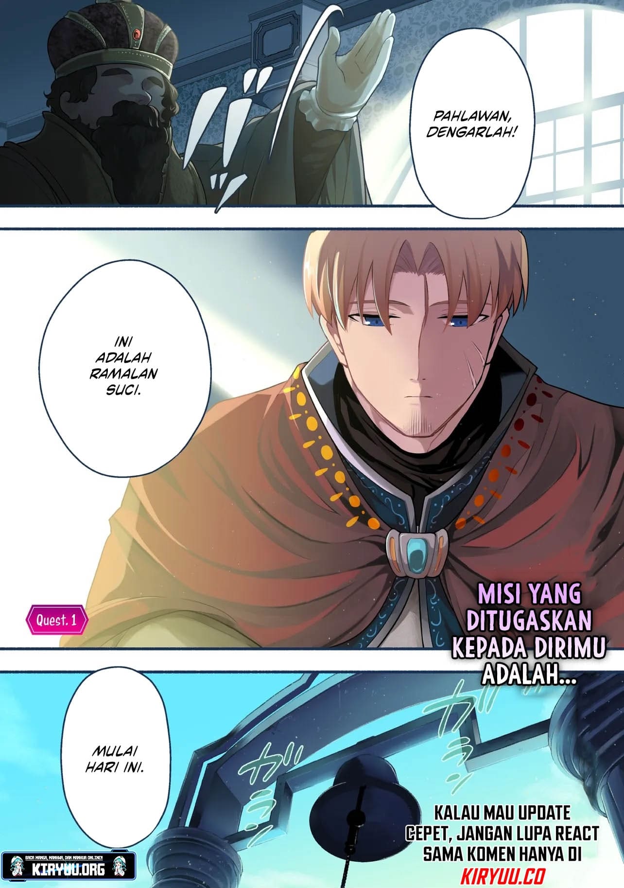 Baca Shinkon Quest – Maou no Musume wa Majime Yuusha wo Otoshitai Chapter 1 Gambar 2