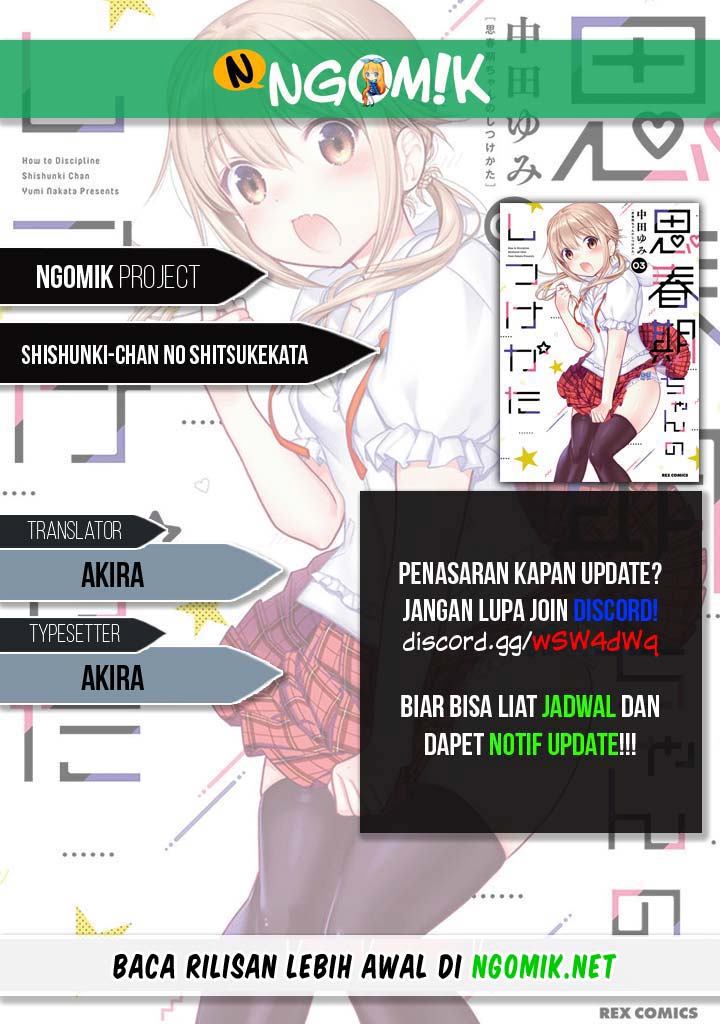 Baca Komik Shishunki-chan no Shitsukekata Chapter 18 Gambar 1