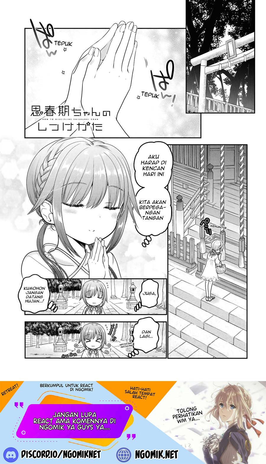 Baca Shishunki-chan no Shitsukekata Chapter 18 Gambar 2