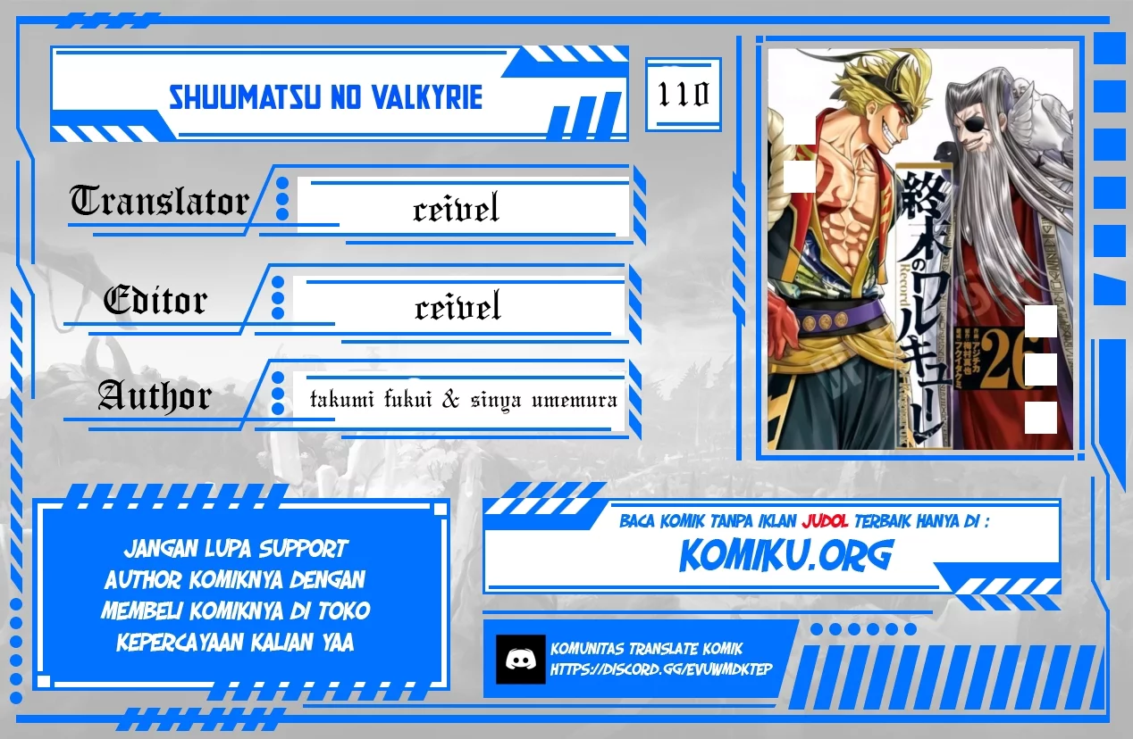 Baca Komik Shuumatsu no Valkyrie Chapter 110 Gambar 1