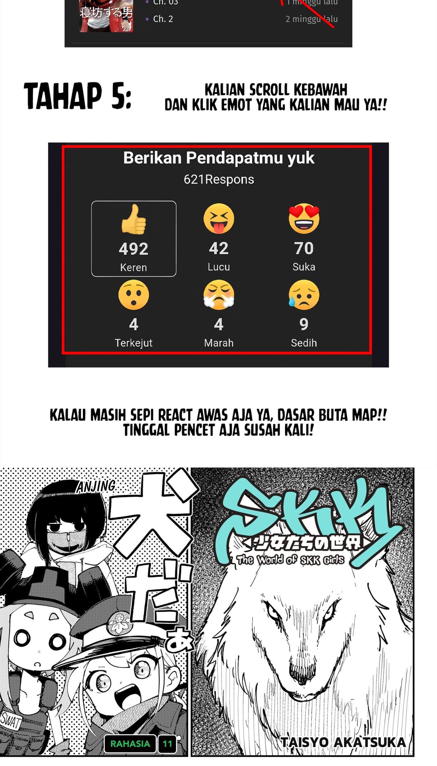 Baca  SKK – Shoujo-tachi no Sekai Chapter 11 Gambar 2