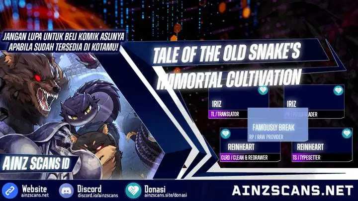 Baca Komik Snake Immortal: The Tale of a Snake’s Cultivation to Immortality Chapter 40 Gambar 1