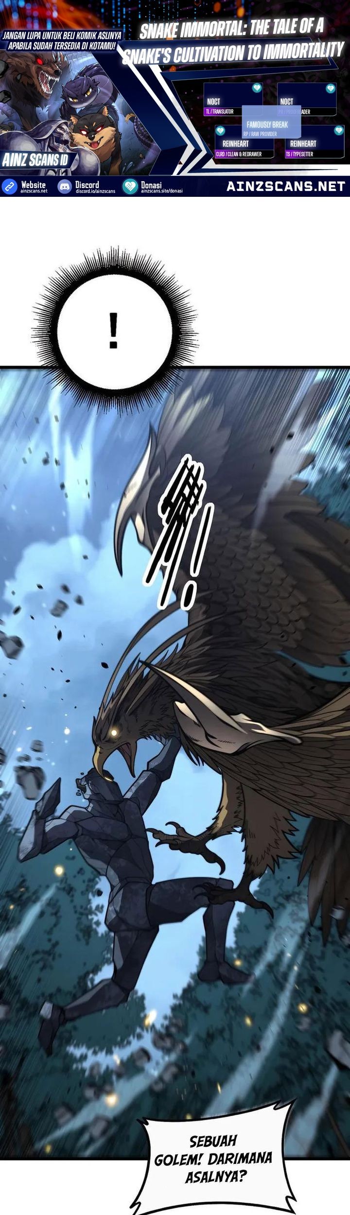 Baca Komik Snake Immortal: The Tale of a Snake’s Cultivation to Immortality Chapter 46 Gambar 1