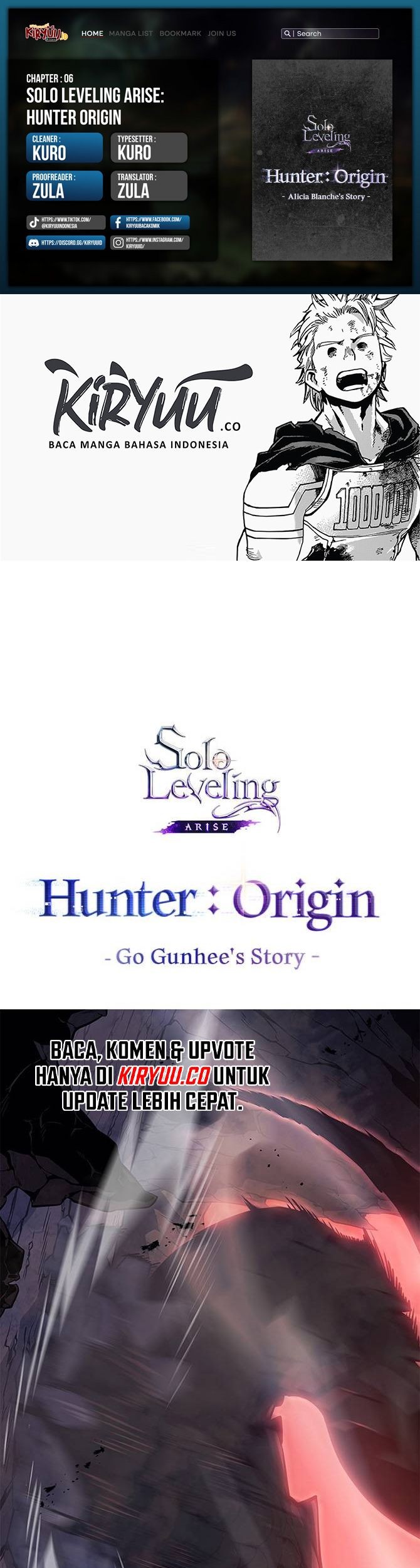 Baca Komik Solo Leveling ARISE: Hunter Origin Chapter 6 Gambar 1