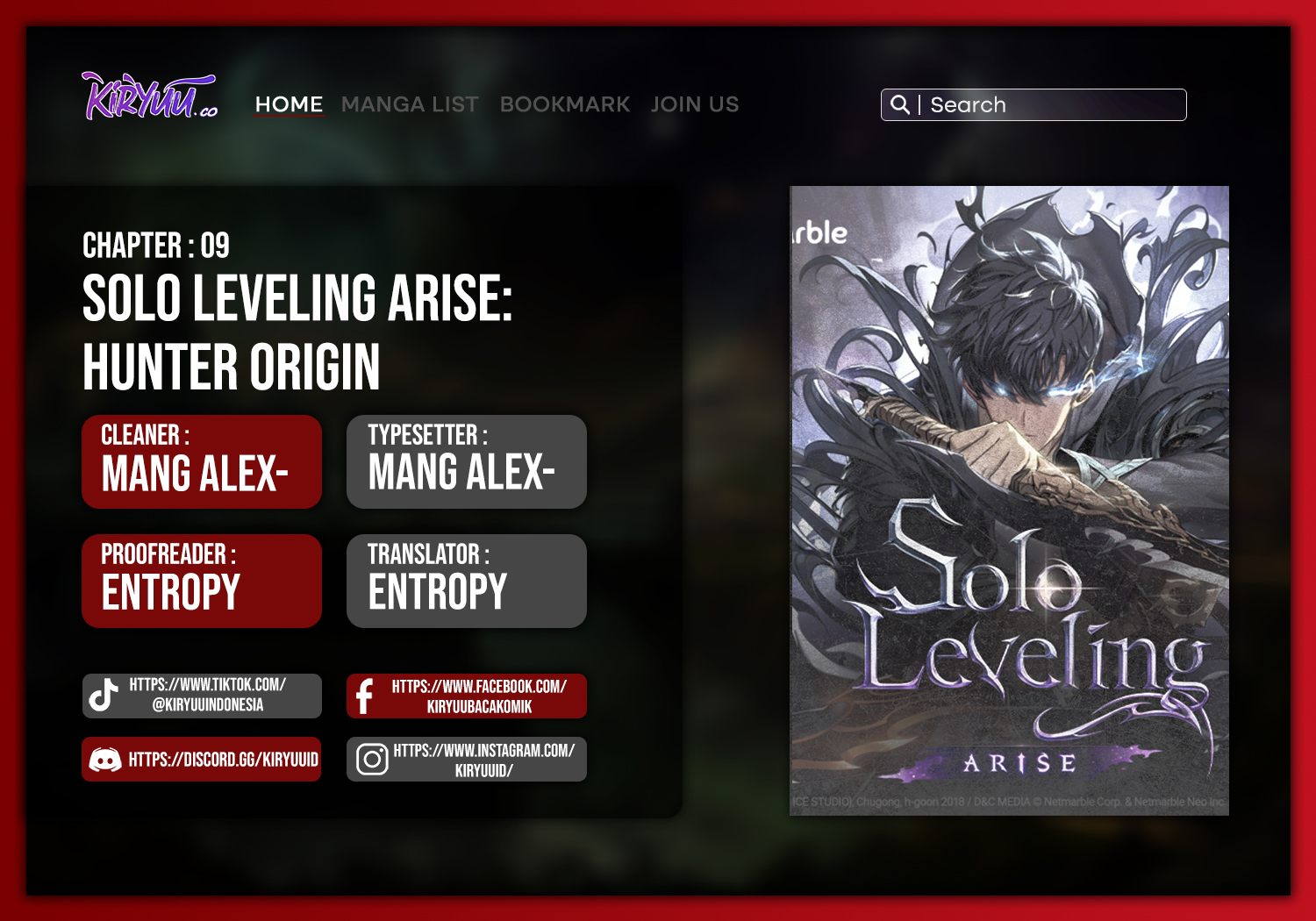 Baca Komik Solo Leveling ARISE: Hunter Origin Chapter 9 Gambar 1