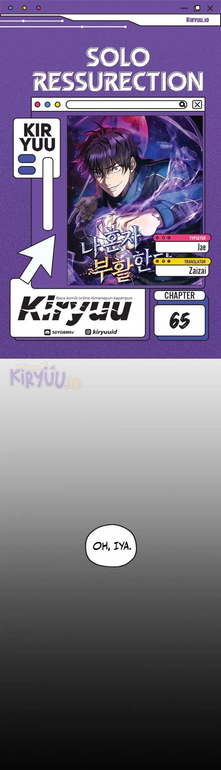 Baca Komik Solo Resurrection Chapter 65 Gambar 1